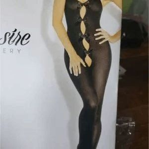 SIze OSFM Opaque bodystocking from fantasy lingerie BXSD9